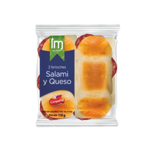 Brioch Salami y Queso 2 unidades