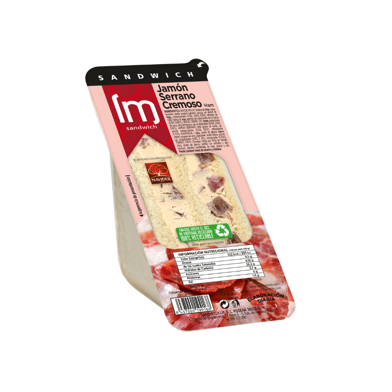 sandwich jamon serrano cremoso Jamón Serrano Cremoso